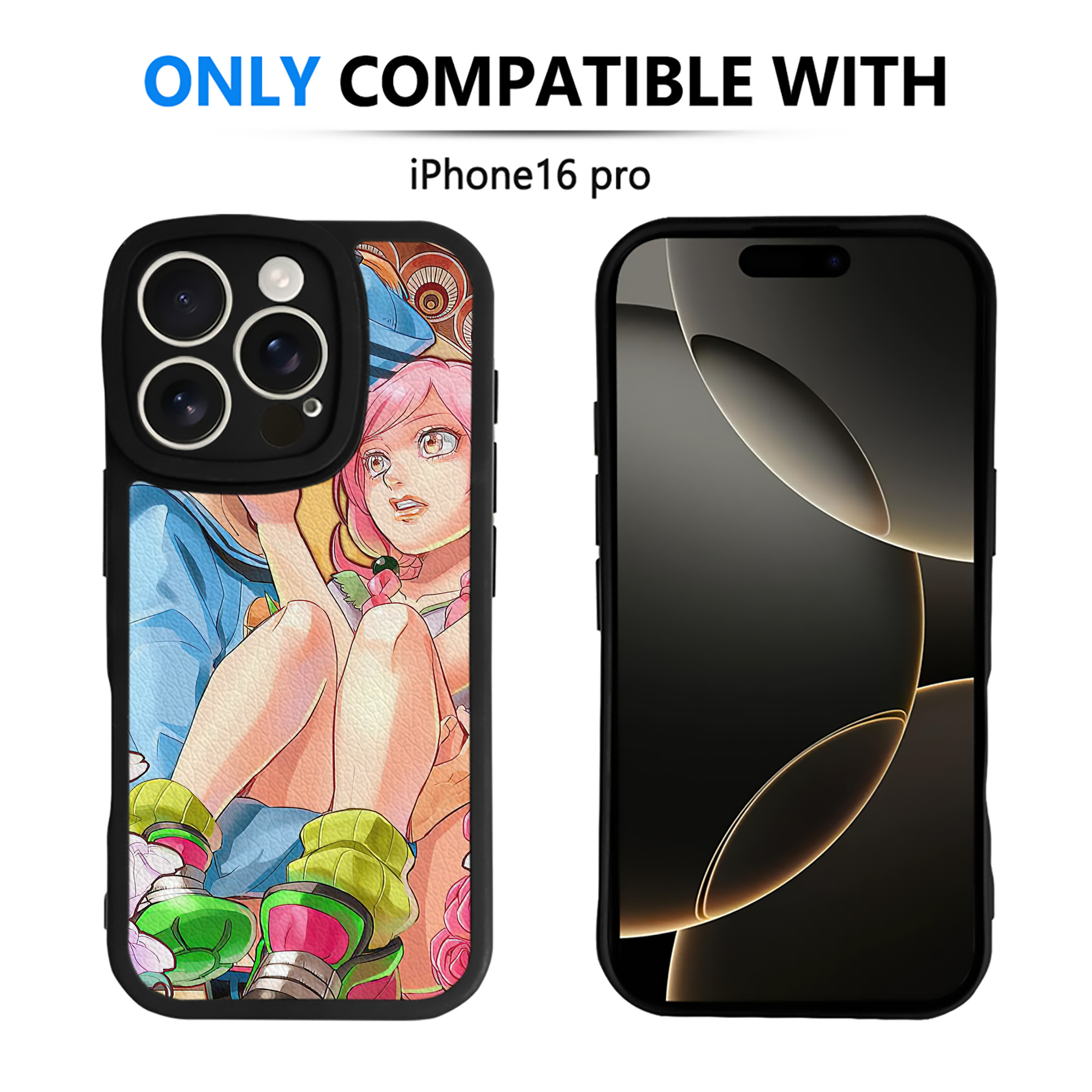 （画像用） ジョジョの奇妙な冒険 JoJo's Bizarre Adventure 【iPhone 16シリーズ対応】シリコンスマホケース（レザー調） 材質：シリコン